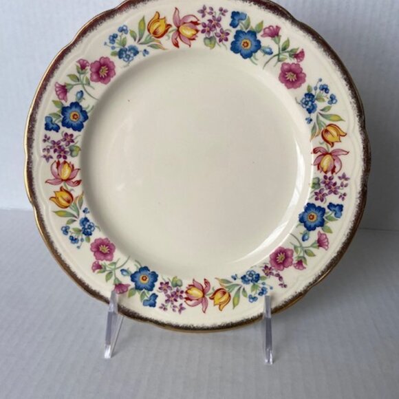 Vtg Alfred Meakin Plate. Royal Marigold Tennessee 18K gold. Bone China - Picture 2 of 6